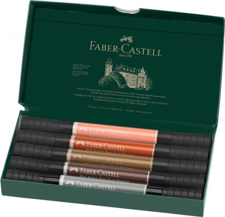 PITT ARTIST PEN DUAL MARKER SET 5 BUC PORTRET FABER-CASTELL - 1 | YEO