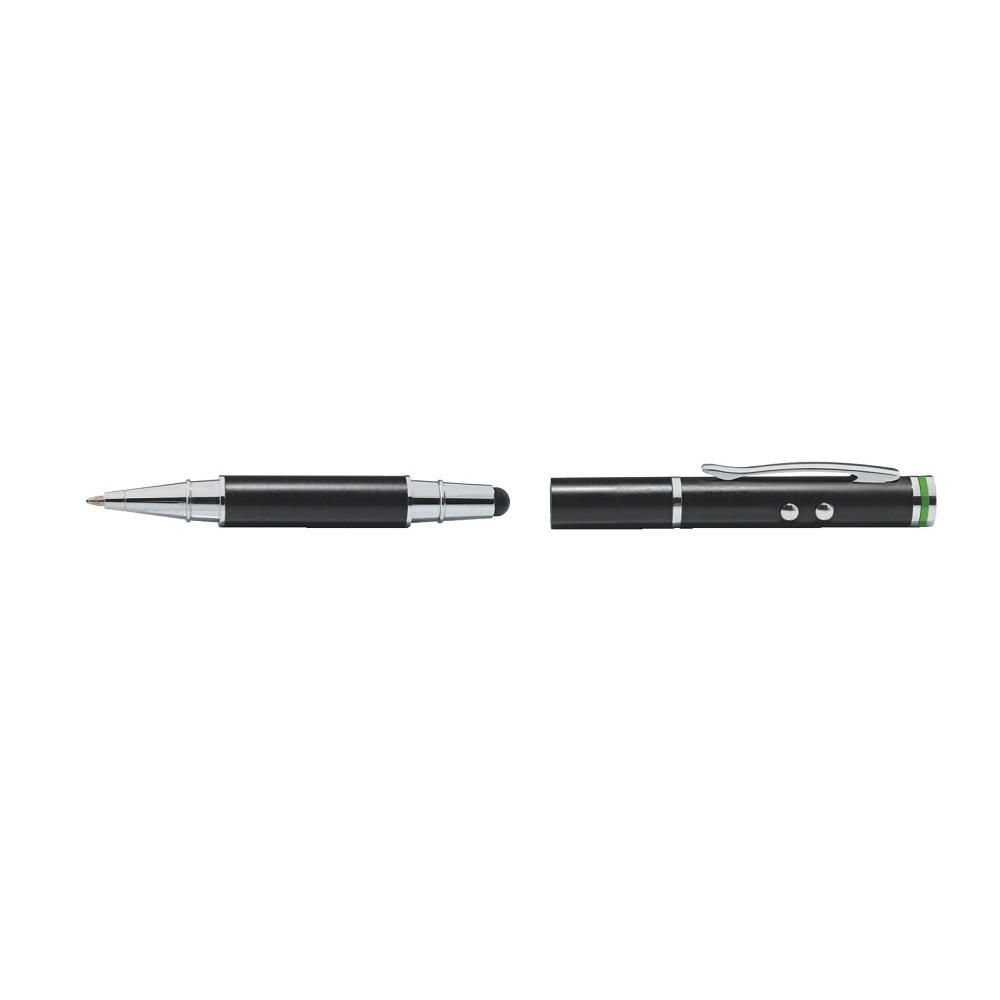 Pix Stylus, pentru touchscreen, lanternă LED, pointer laser roșu, 100 m, negru, LEITZ Complete 4 în 1 - 2 | YEO