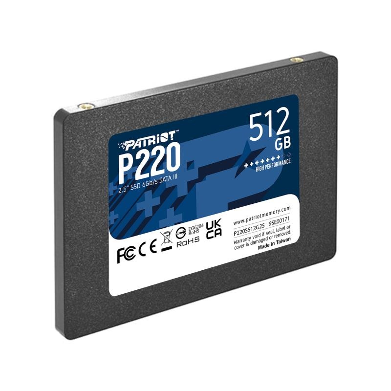 PT SSD 512GB SATA-III 2.5 P220S512G25 - 2 | YEO