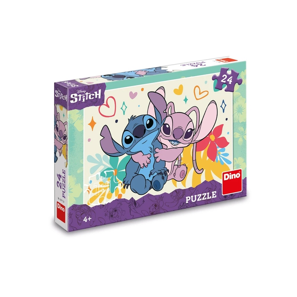 Puzzle Dino toys Stitch si Angel, 24 piese - 2 | YEO