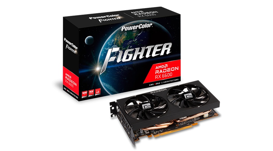 PW Radeon RX 6600 8GBD6-3DH