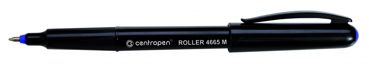 Roller Centropen 4665, vârf 0.6 mm, diverse culori, corp antracit