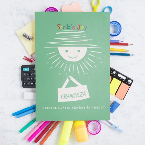 Scrib’s Joy cu dichis - Franceză - A4 Studențesc - 290 x 205 mm
