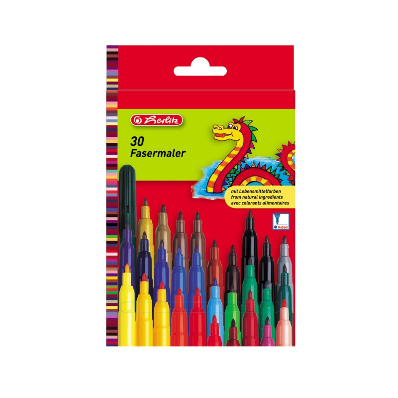 Set 30 carioci Herlitz, 2 mm