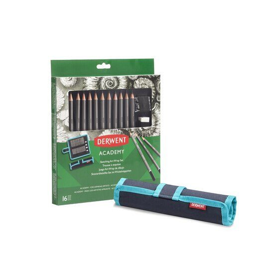 Set portbail desen pentru schițe Derwent academy, 16 buc - 2 | YEO