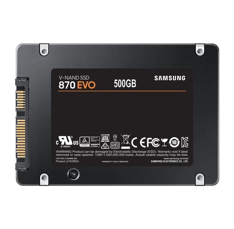 SM SSD 500GB 870 EVO SATA3 MZ-77E500B/EU - 3 | YEO