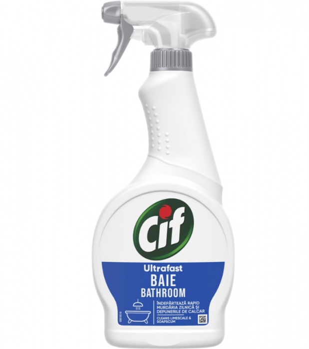 Solutie pentru baie cu pulverizator Cif, 500 ml