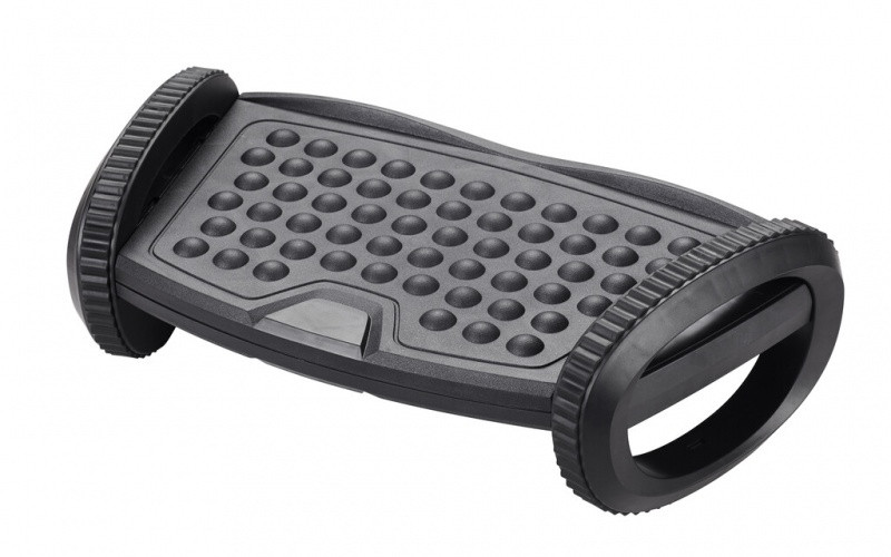 Suport pentru picioare, ergonomic, ajustabil (x1), 417x225x135mm, Q-Connect - negru