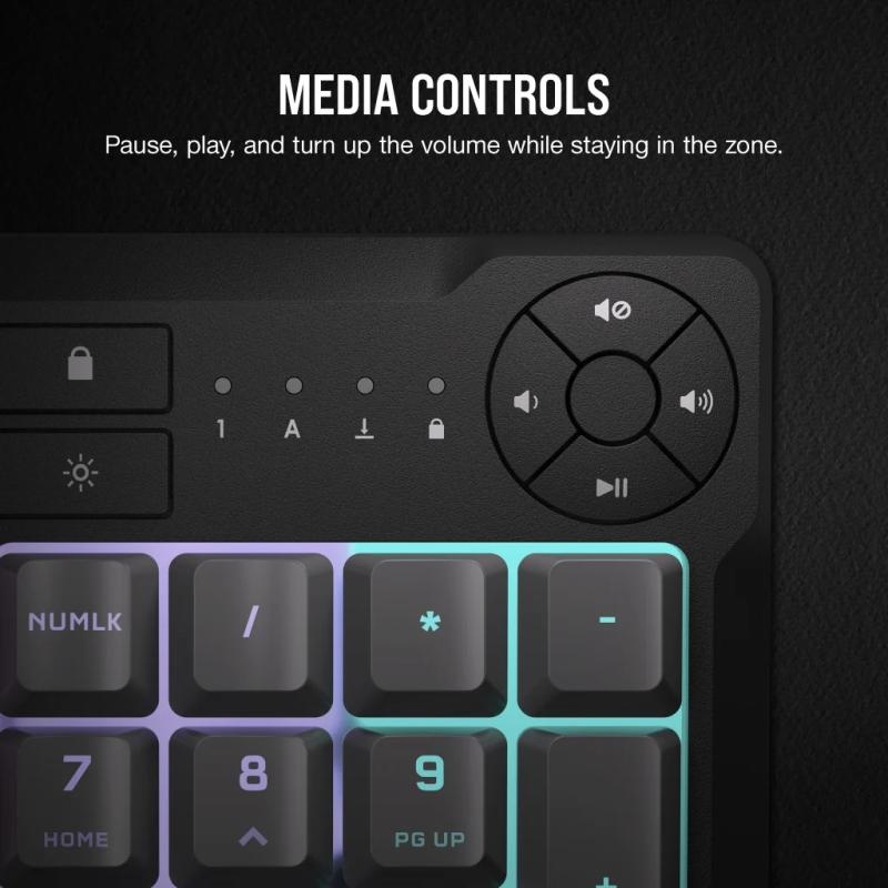 Tastatura Gaming Corsair K55 CORE RGB GR - 4 | YEO