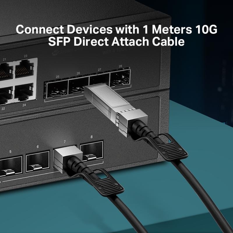 TP-LINK 10G SFP+ DIRECT ATTACH CABLE 1M - 4 | YEO