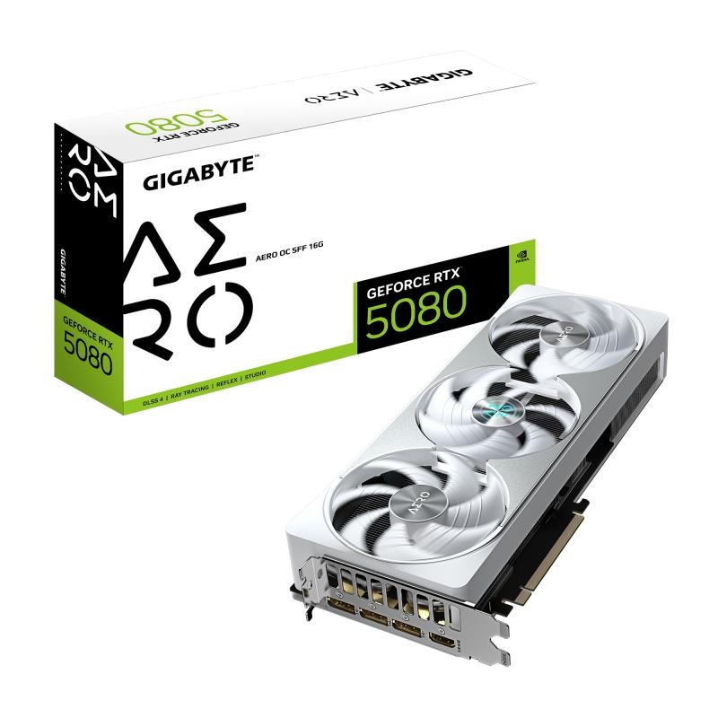 VGA GB GEFORCE RTX 5080 AERO OC SFF 16G - 1 | YEO