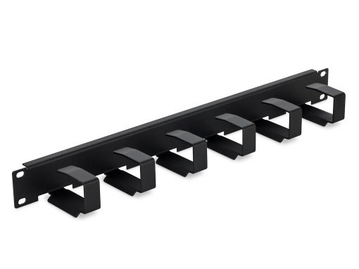 19' cable management panel 1U, 6x organi