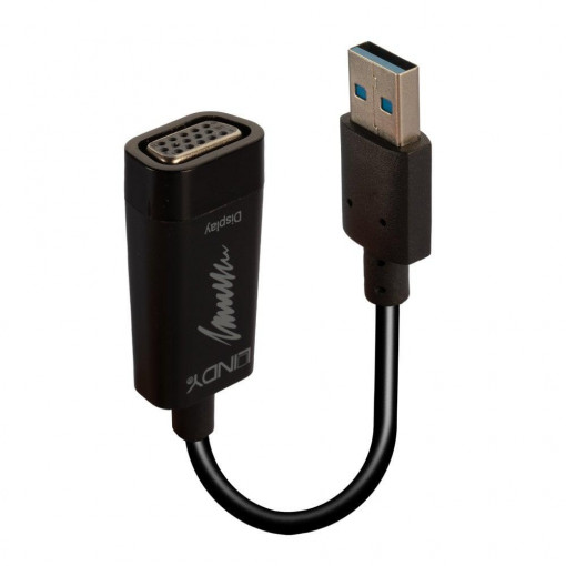 Adaptor USB 3.0 to VGA 1920x1200 Technical details Specifications AV Interface: USB Type A to VGA Interface