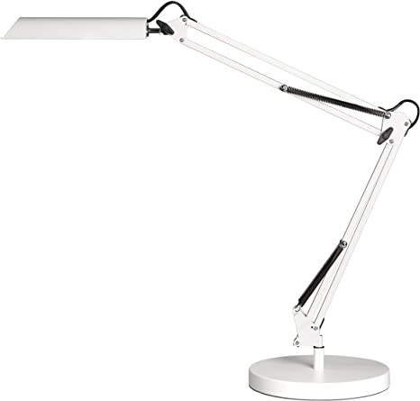 Lampa de birou, cu LED, UNILUX Swingo LED 2.0 - alba