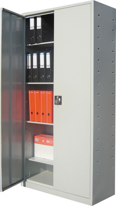 MATRIX A177 • Fișet metalic cu 4 polițe 900x400x1800LxlxH (mm) / Dimensiuni exterioare