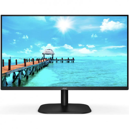 Monitor 23.8" AOC 24B2XHM2, FHD 1920*1080, 75 Hz, WLED, VA, 16:9, 4 ms, 3000:1, 250 cd/ mp, 178/178,