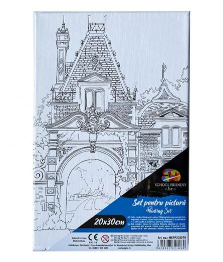 PANZA PREDESENATA PE SASIU 20*30CM CASTEL SF ART PIGNA