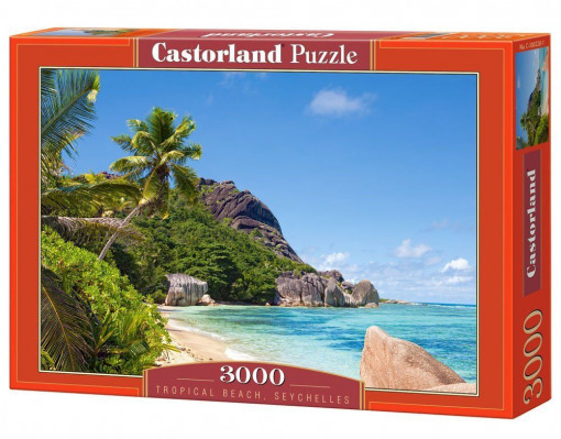 Puzzle 3000 Piese - Tropical Beach Seychelles Castorland
