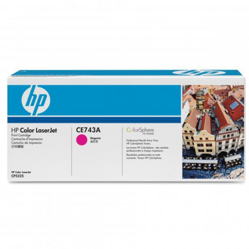 Toner HP CE743A - 307A, Magenta, Original - Pret Promo