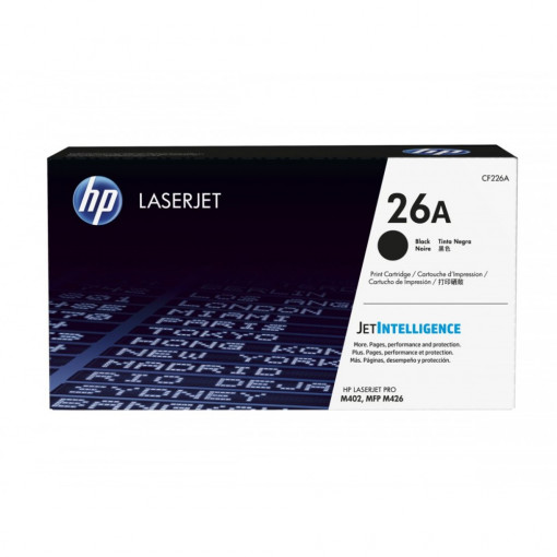 Toner HP CF226A - 26A, Black, Original