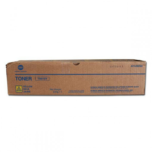 Toner Konica Minolta TN616Y, A1U9253, Yellow, Original