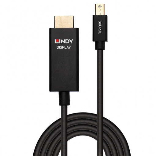 Cablu Lindy 2m Active mDP to HDMI (HDR)
