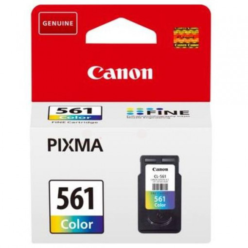 Cartus cerneala Canon CL-561, color, capacitate 8.3ml / 180 pagini, pentru PIXMA TS5350, PIXMA TS5351,