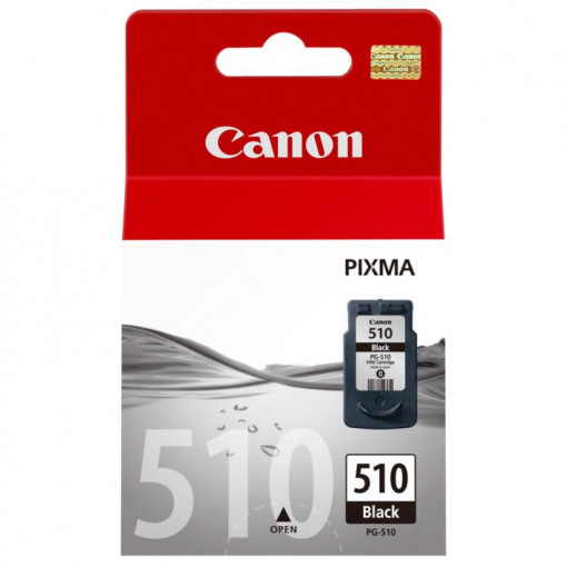 Cartus cerneala Canon PG-510, black, capacitate 9ml / 220 pagini, pentru Canon Pixma IP2700, Pixma MP230,