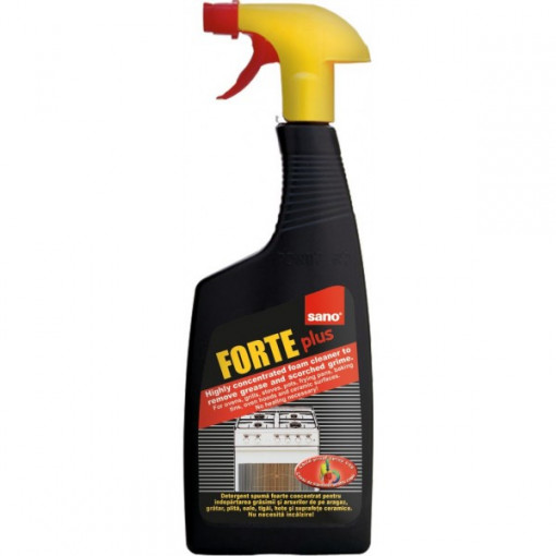 Detergent spuma pentru curatat cuptoare, aragaze Sano Forte Plus Trigger - 750 ml