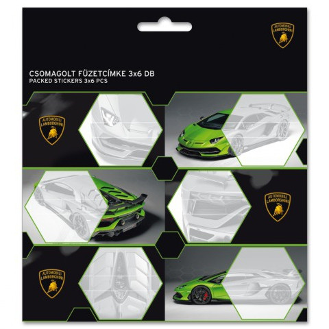 Etichete scolare autoadezive Lamborghini