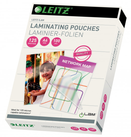 Folie Standard pentru laminare, A6 - 125 microni, 100 folii/cutie