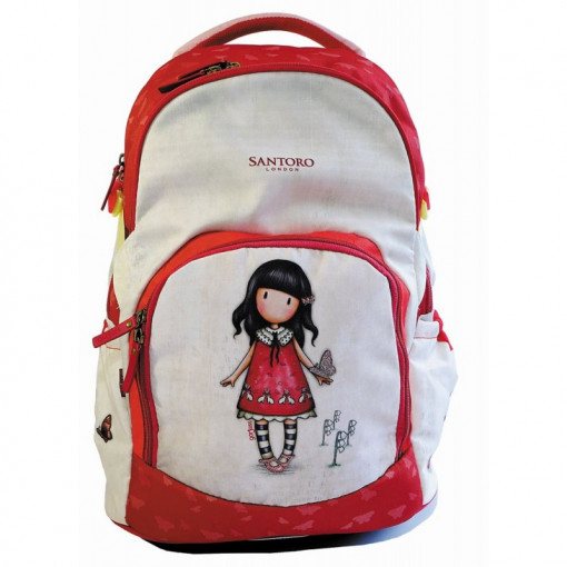 Ghiozdan soft cu glitter Gorjuss Time to Fly