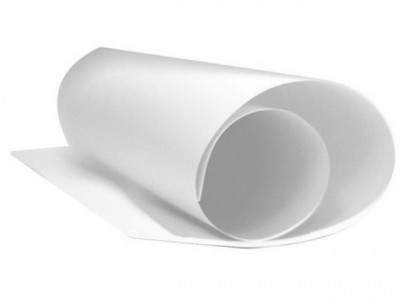Hârtie ambalaj, albă, Offset,61x86 cm, 55g/mp