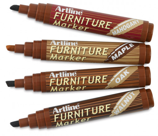 Marker Artline 95, pentru mobilier din lemn (retusuri), corp plastic, varf tesit, 2 - 5 mm
