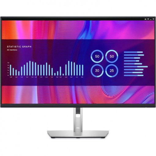 Monitor USB-C Dell 32" P3223DE, 80 cm, Maximum preset resolution: 2560 x 1440 at 60 Hz, Screen type: