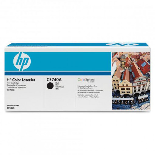 Toner HP CE740A - 307A, Black, Original - Pret Promo