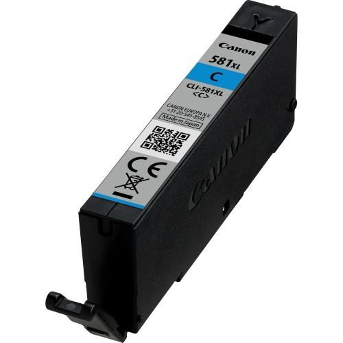 Cartus cerneala Canon CLI581XLC, cyan ,8.3 ml, PIXMA TS8152 PIXMA TS8151 PIXMA TR7550 PIXMA TS6151 PIXMA