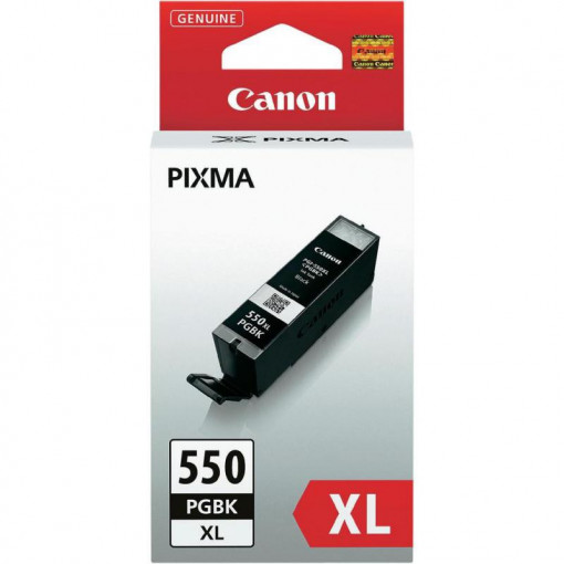 Cartus cerneala Canon PGI-550XL PGBK, pigment black, capacitate 22ml, pentru Canon Pixma IP7250, Pixma