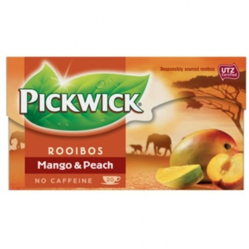 Ceai PICKWICK ROOIBOS HARMONY - mango & piersica - fara cofeina - 20 x 2 gr./pachet