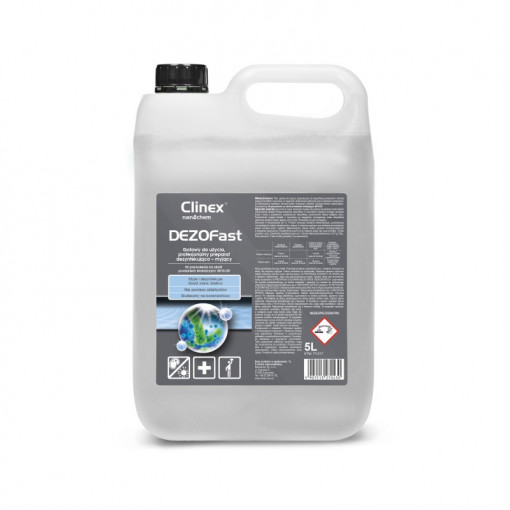 CLINEX DEZOFast, 5 litri, detergent pentru curatat si dezinfectat suprafete diverse