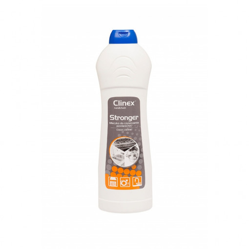 Crema pentru curatarea murdariei dificile din baie si bucatarie, 750 ml, Clinex Stronger