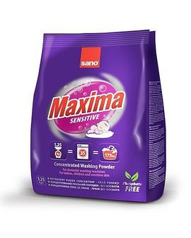 Detergent rufe pudra Sano Maxima Sensitive 1.25Kg