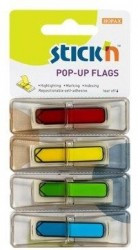 Index autoadeziv 45 x 12mm, 4 x 30 file/set, cu dispenser, Stick"n Pop-up - sageata