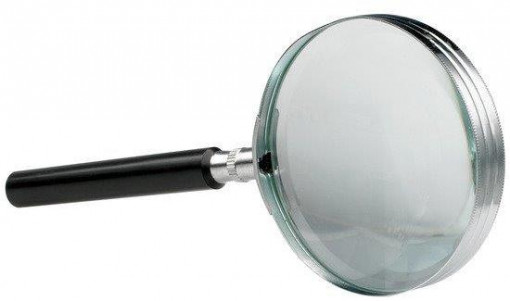 Lupa cu lentila sticla, D- 75mm, , 3x, Alco