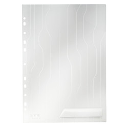 Mapa Leitz A4 CombiFile rigida cu eticheta PP 200 microni 40 coli preperforata 3 buc/set