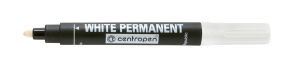 Marker permanent CENTROPEN 8586 - vf.2.5mm alb