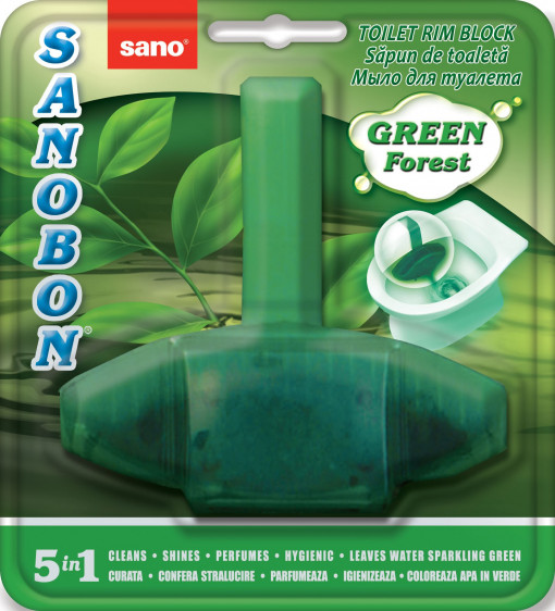 ODORIZANT WC SANO BON GREEN FOREST 5in1.