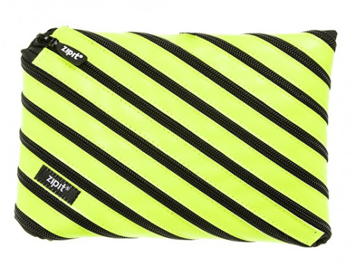 Penar cu fermoar, ZIPIT Neon Jumbo - galben