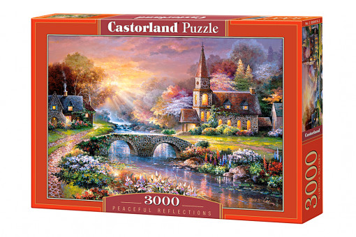 Puzzle 3000 piese Paceful Reflections -Castorland