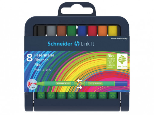 Set Liner Schneider Link-It 1,0 mm, 8 culori
